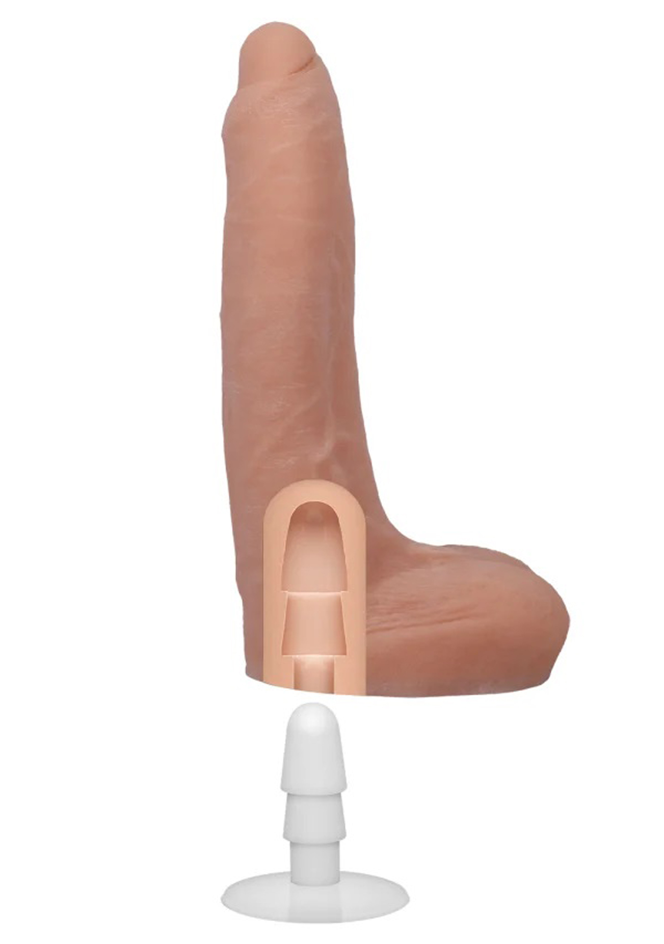 Doc Johnson - Signature Cocks Owen Gray 9 in. ULTRASKYN Dildo with Vac-U-Lock Suction Cup - Dildos - TPE/TPR/Elastomers