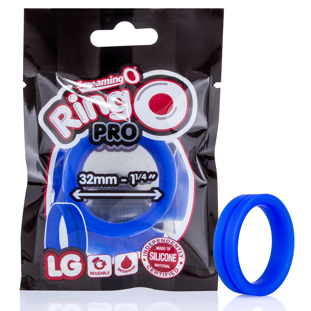 Screaming O - Ringo Pro Lg - Blue - Each - Cockrings