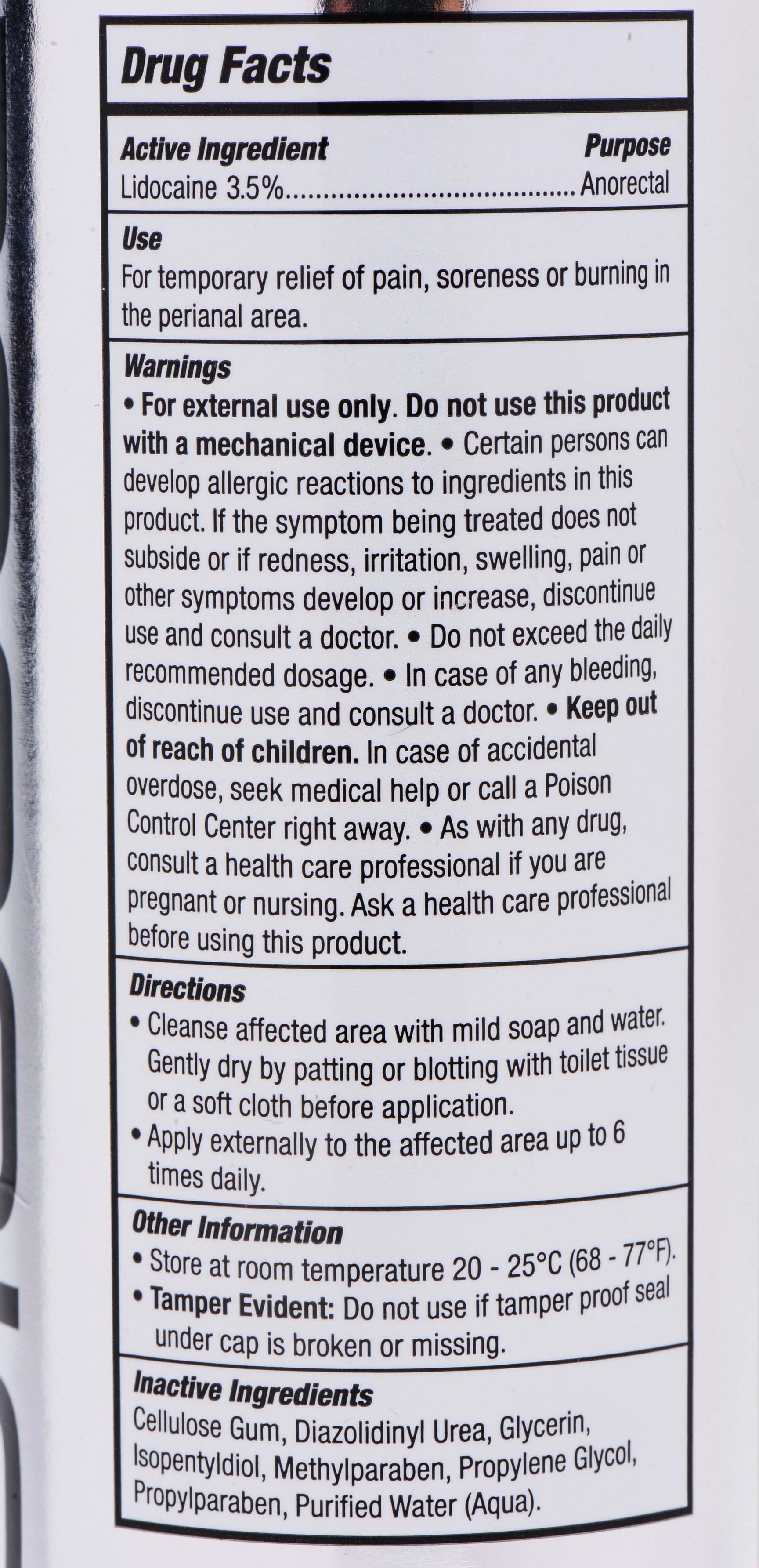 XR Brands - Passion Anal Desensitizing Lubricant - 3.5 Percent Lidocaine - 8.25 Fl. Oz. - Anal Toys & Stimulators