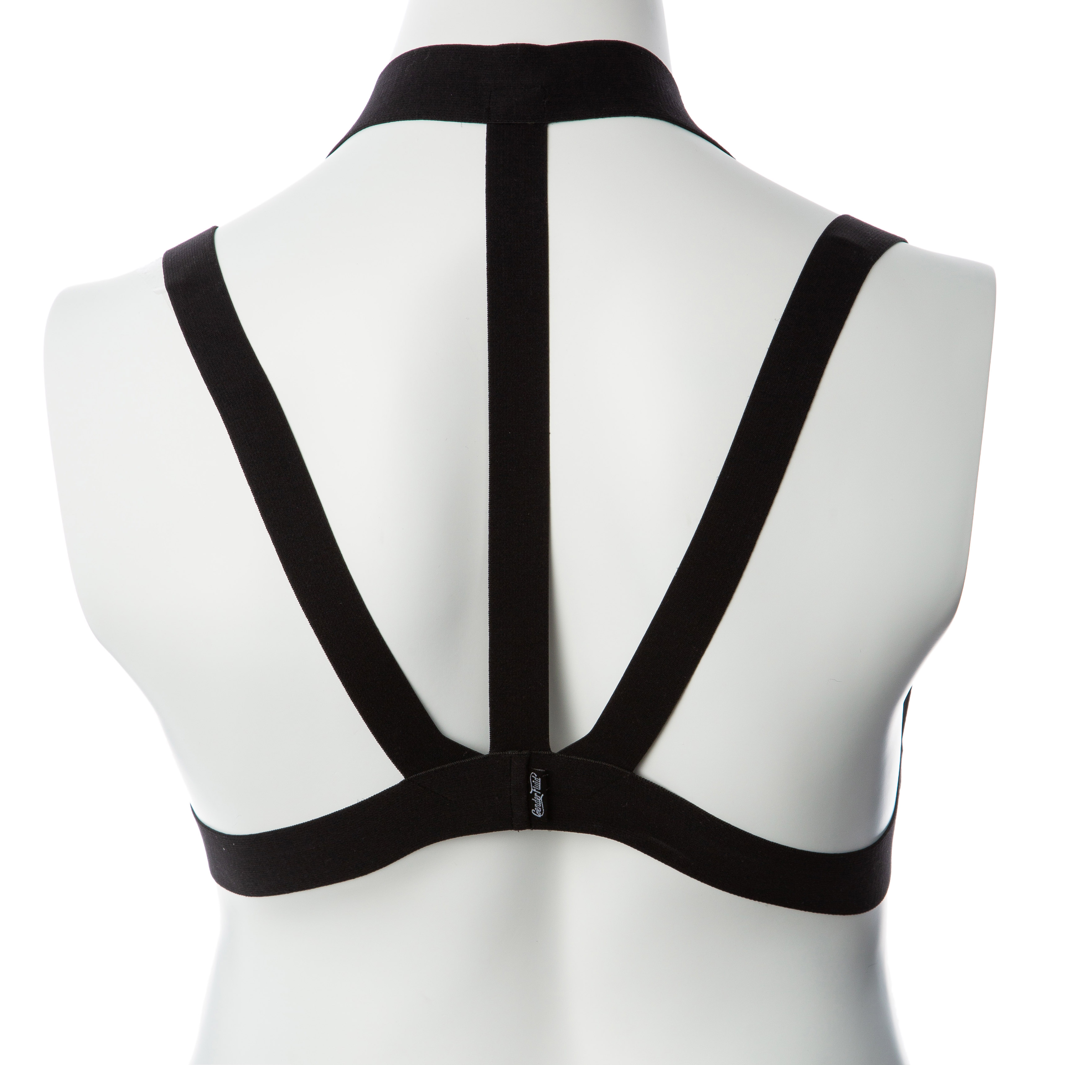 Voodoo Toys - Gender Fluid Majesty Harness - Small-Large - Black - Bondage & Fetish Toys