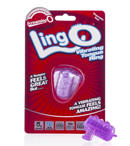 Screaming O - The Ling-O Vibrating Tongue Ring - Each - Clit Stimulators