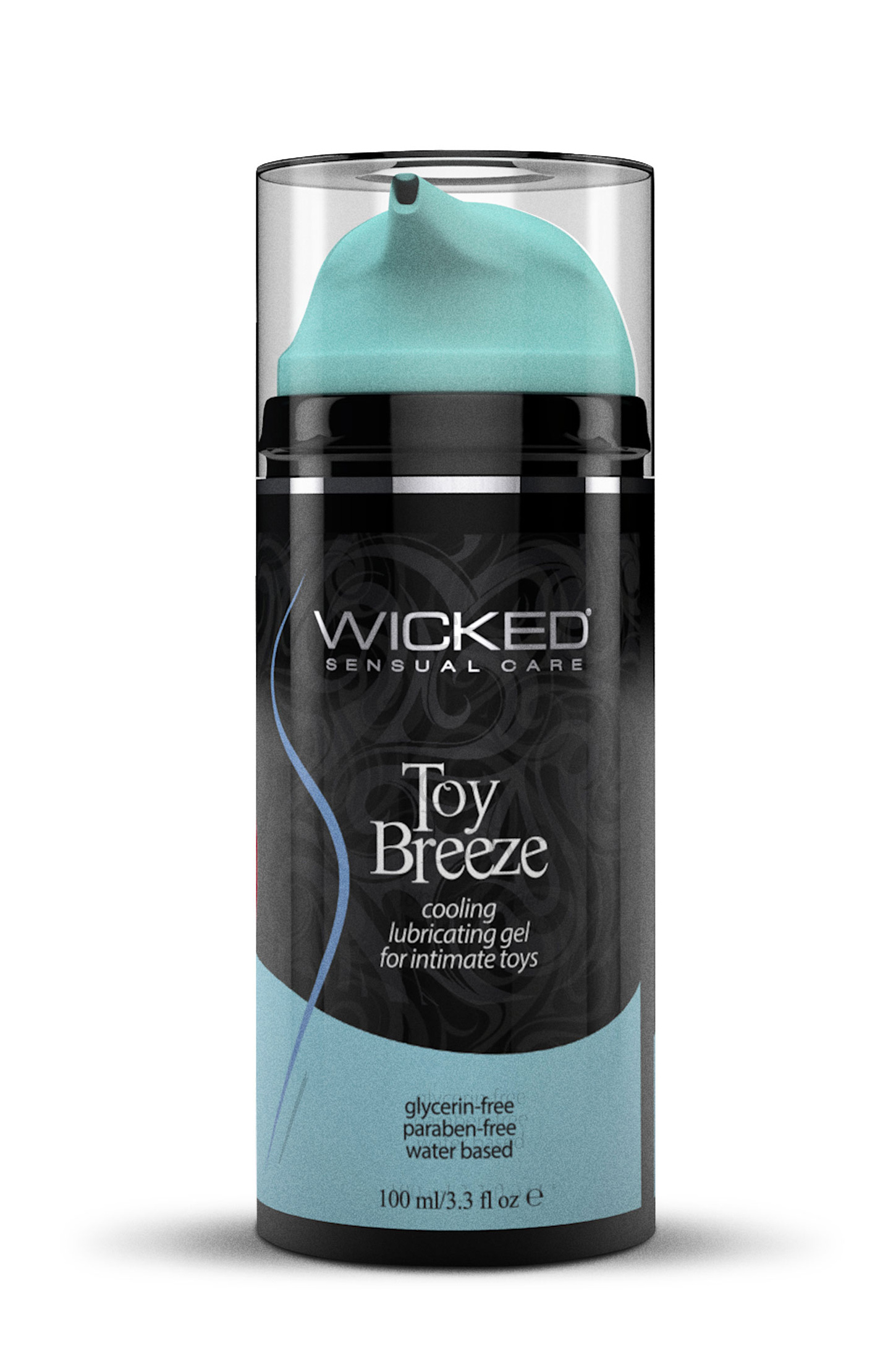 Wicked Sensual Care - Toy Breeze Cooling Lubricating Gel for Intimate Toys - 3.3 Fl. Oz. - Lubricants, Creams & Glides