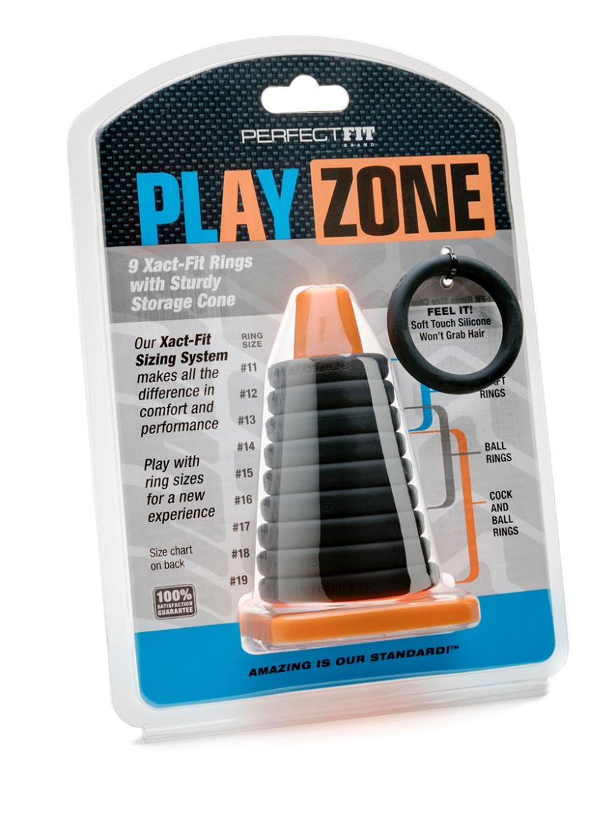 Perfect Fit - Play Zone Kit - Black - Cockrings