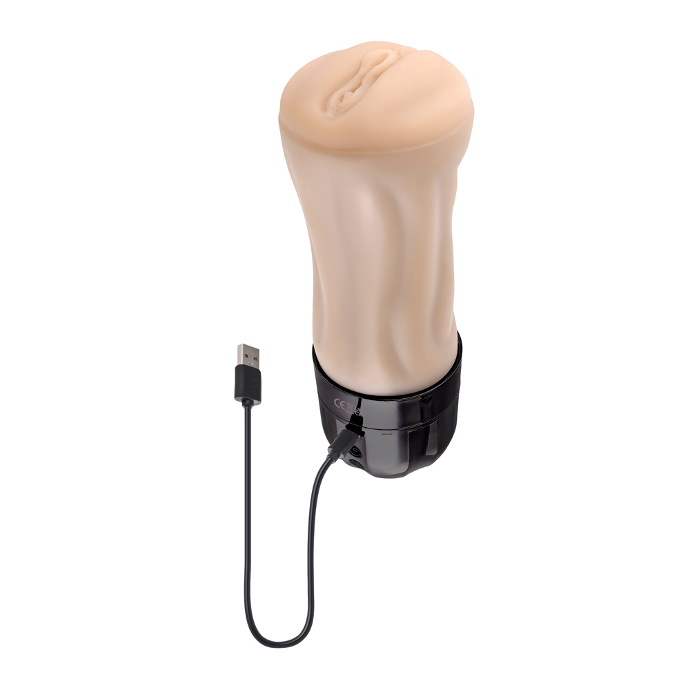 Zero Tolerance Zero Tolerance Tight Lipped Rechargeable Stroker with Suction Light