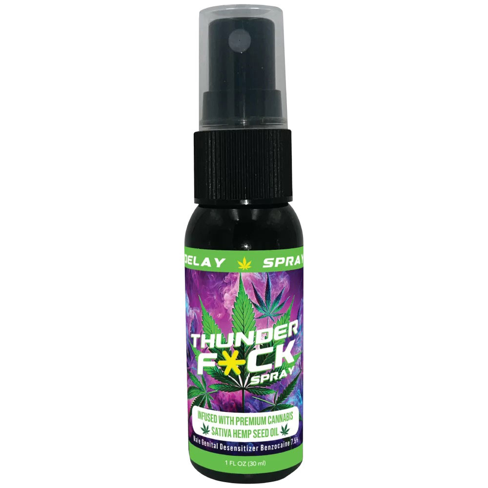 Body Action - Thunder Fuck Male Climax Control Spray - 1oz Bottle - Lubricants, Creams & Glides