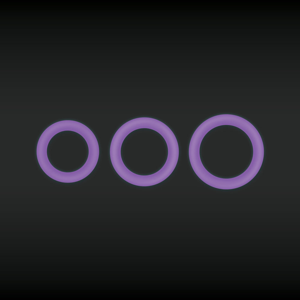 nsnovelties - Firefly - Halo - Cockring - Medium - Purple - Cockrings