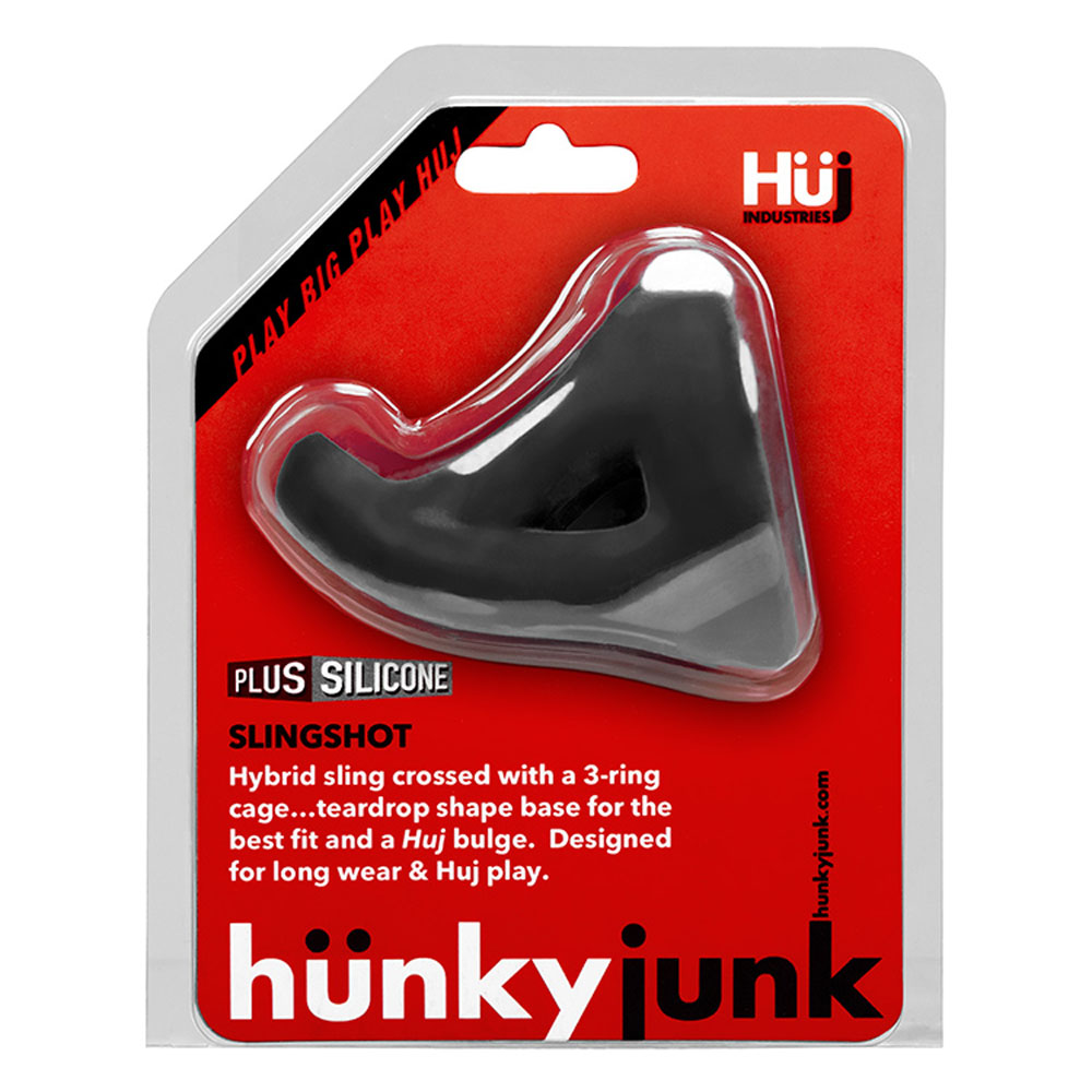 Oxballs - Hunkyjunk Slingshot 3 Ring Teardrop - Tar - Cockrings