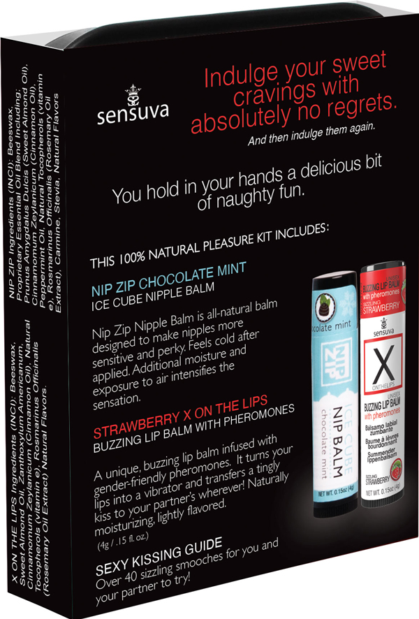 Sensuva - Sensuva Lips & Nips Pleasure Kit Chocolate Strawberry - Supplements & Enhancers