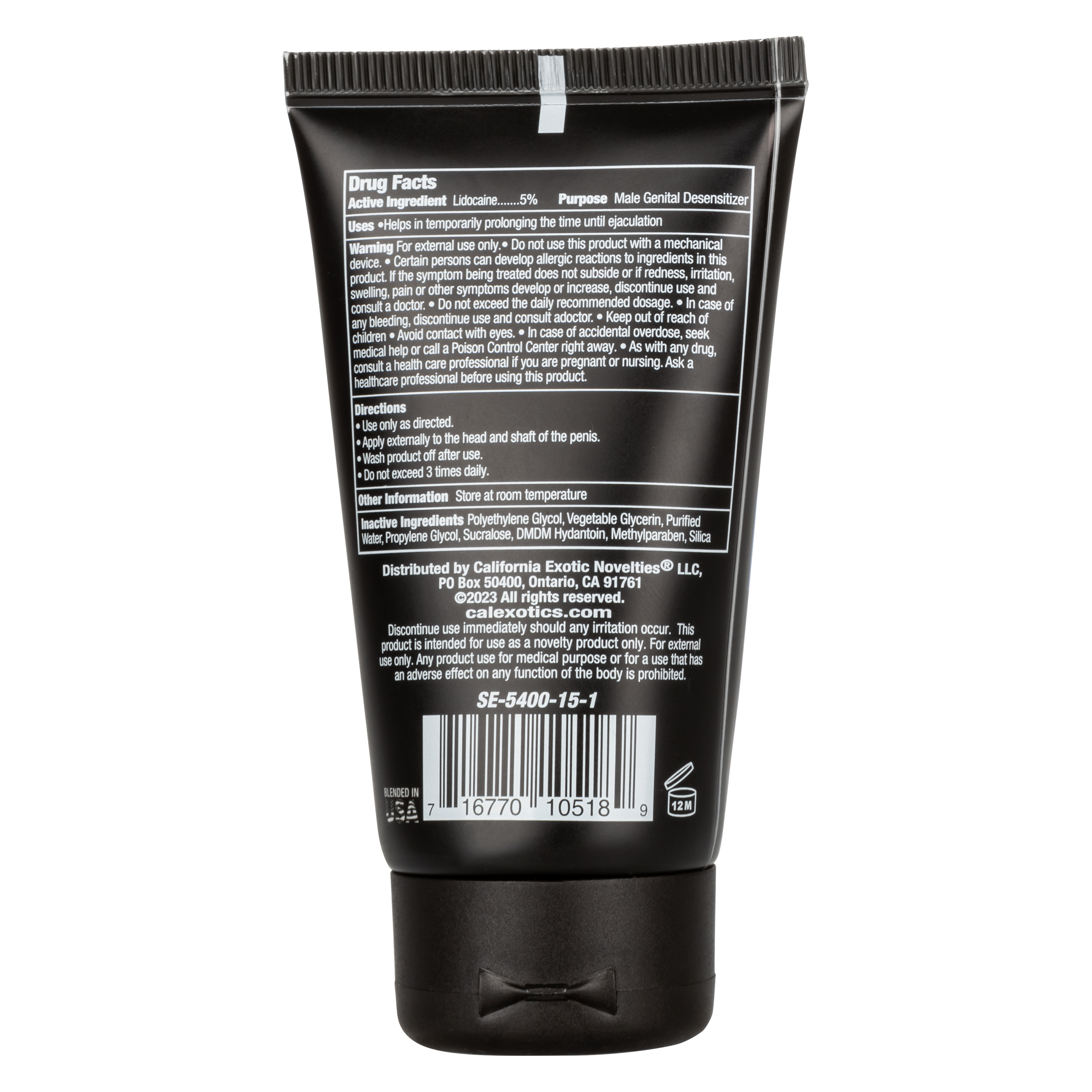 CalExotics - Peak Desensitizing Cream 2 Oz - Lubricants, Creams & Glides