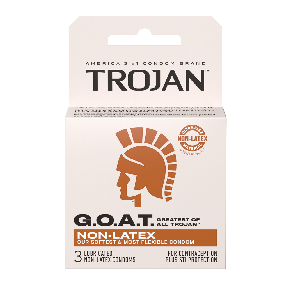 Paradise Marketing - Trojan Goat Non-Latex Condoms 3 Pack - Condoms