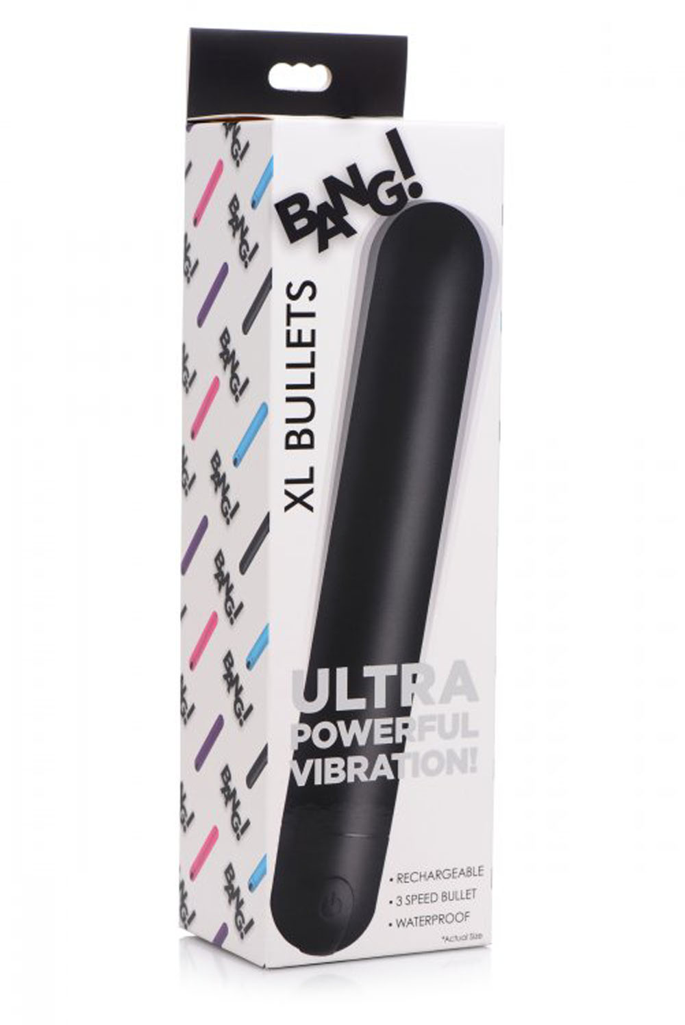 XR Brands - Bang XL Bullet Vibrator - Black - Eco-Friendly