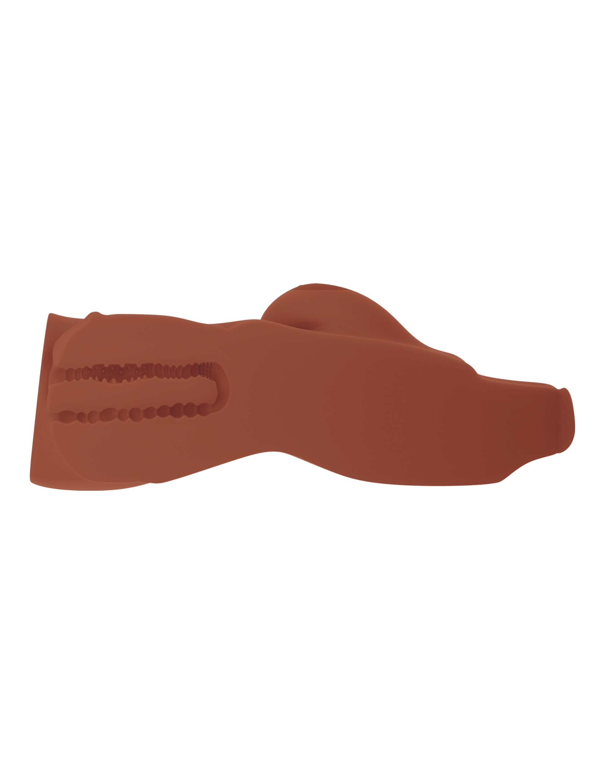 PDX Brands PDX Plus Perfect 10 Torso Dual Entry Masturbator Brown