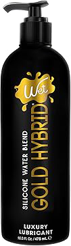 Wet - Wet Gold Hybrid Water Silicone Blend 16oz - Lubricants, Creams & Glides