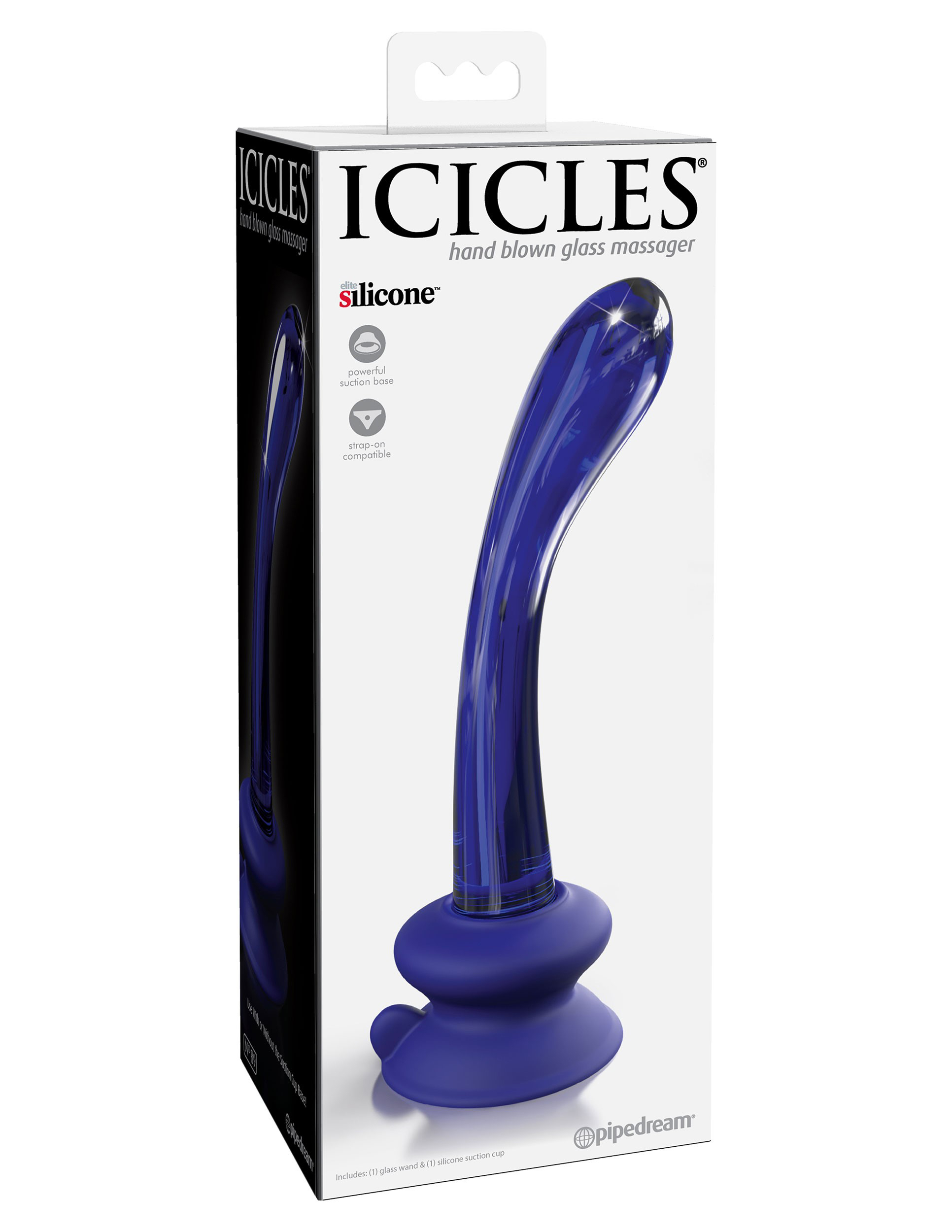Pipedream - Icicles No. 89 - With Silicone Suction Cup - Blue - Dildos