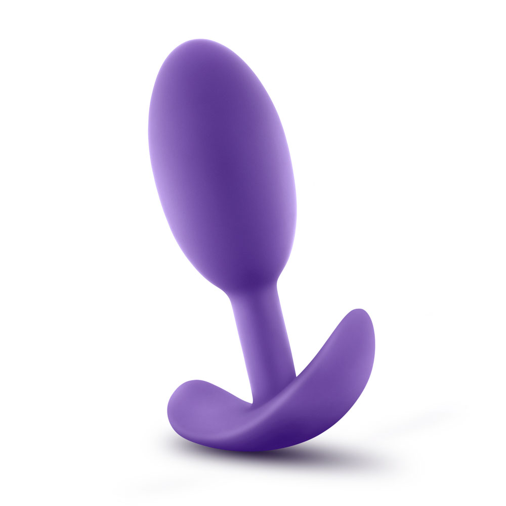 Blush - Luxe - Wearable Vibra Slim Plug - Medium - Purple - Anal Toys & Stimulators