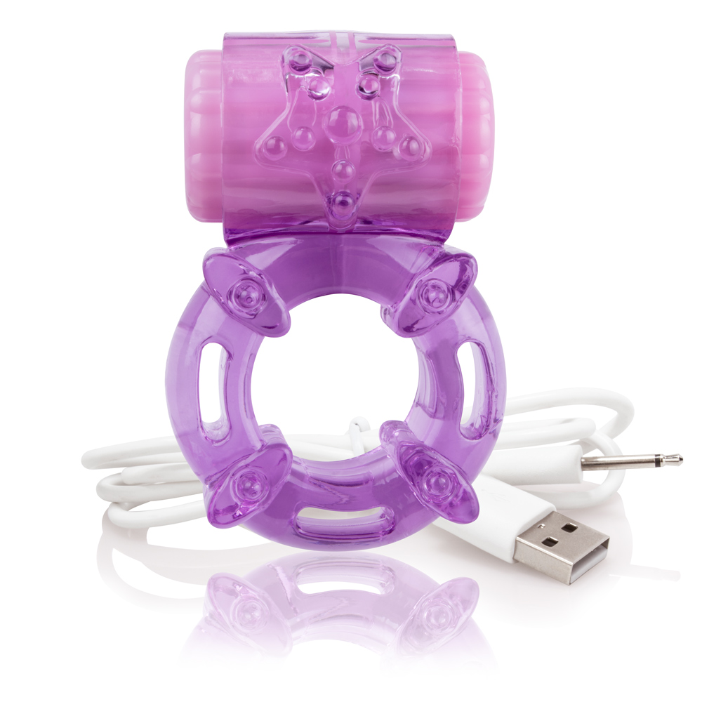 Screaming O - Charged Big O -Purple - Each - Cockrings