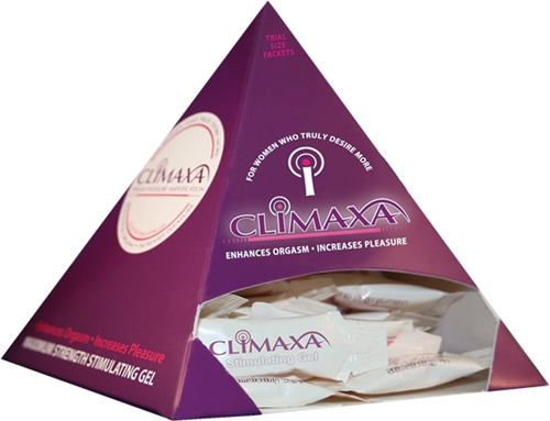 Body Action - Climaxa Stimulating Gel - 50 Pieces Sample Display - Displays-Bowls & Wall Displays
