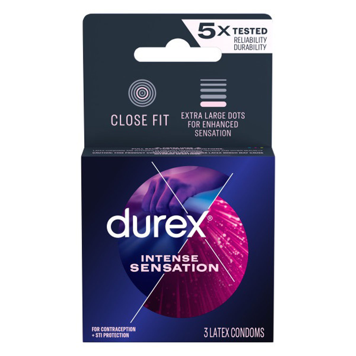 Paradise Marketing - Durex Intense Sensation - 3 Pack - Condoms