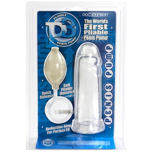 Doc Johnson P3 Penis Pump (Clear)