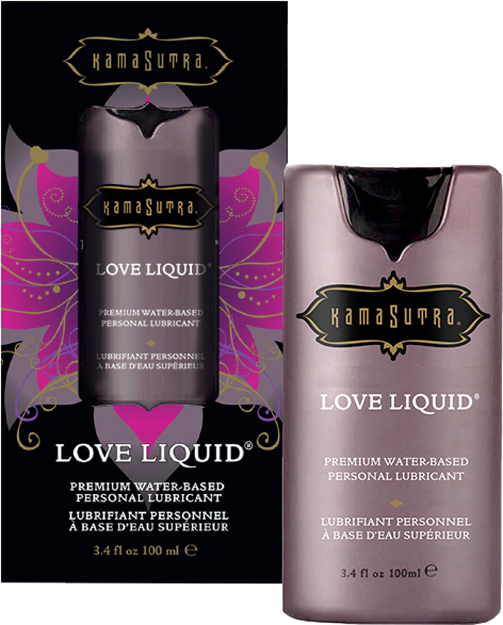Kama Sutra - Love Liquid Classic Lubricant - 3.4 Fl. Oz. - Lubricants, Creams & Glides