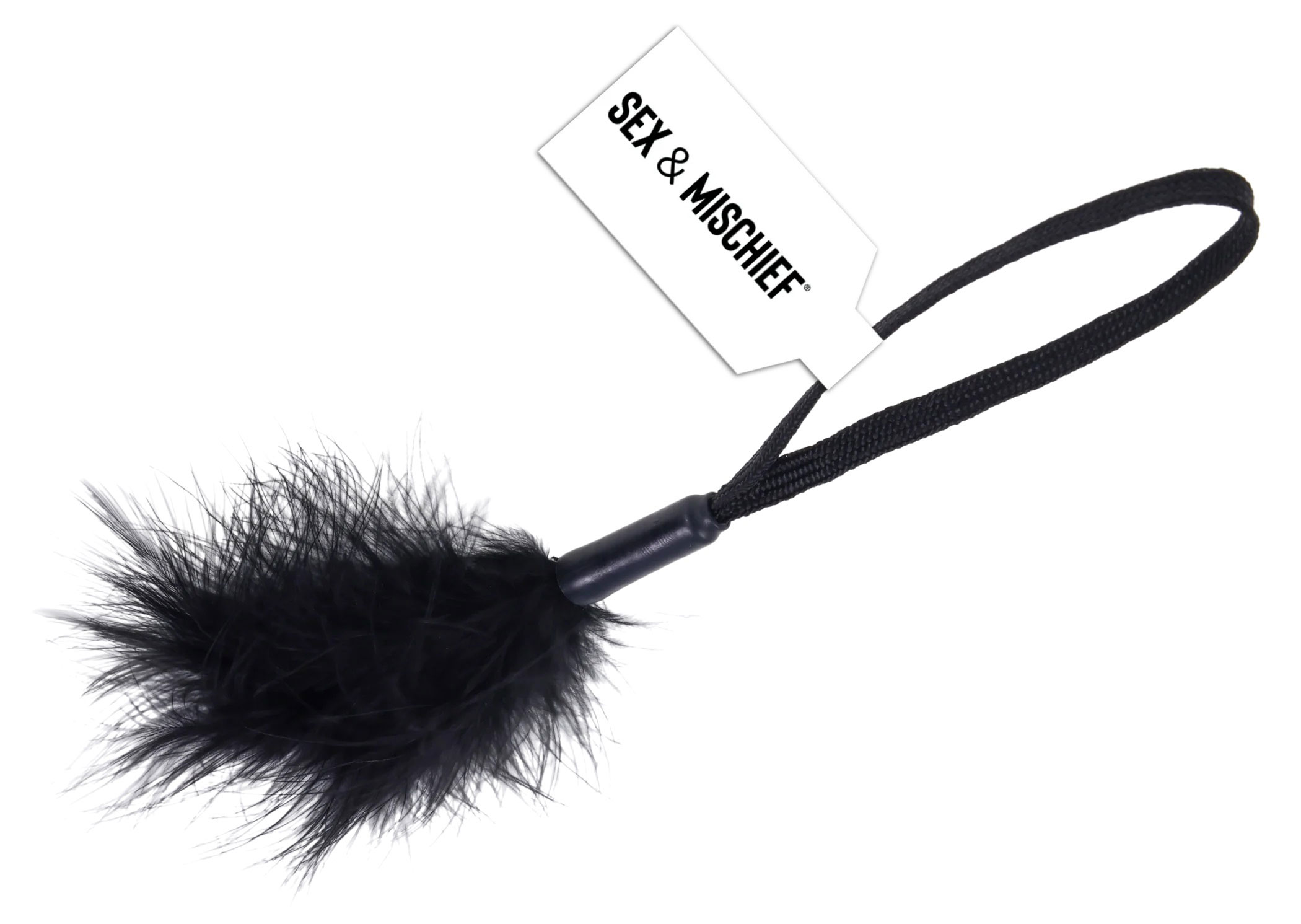 Sportsheets - Black Wrist Feather Tickler - Bondage & Fetish Toys
