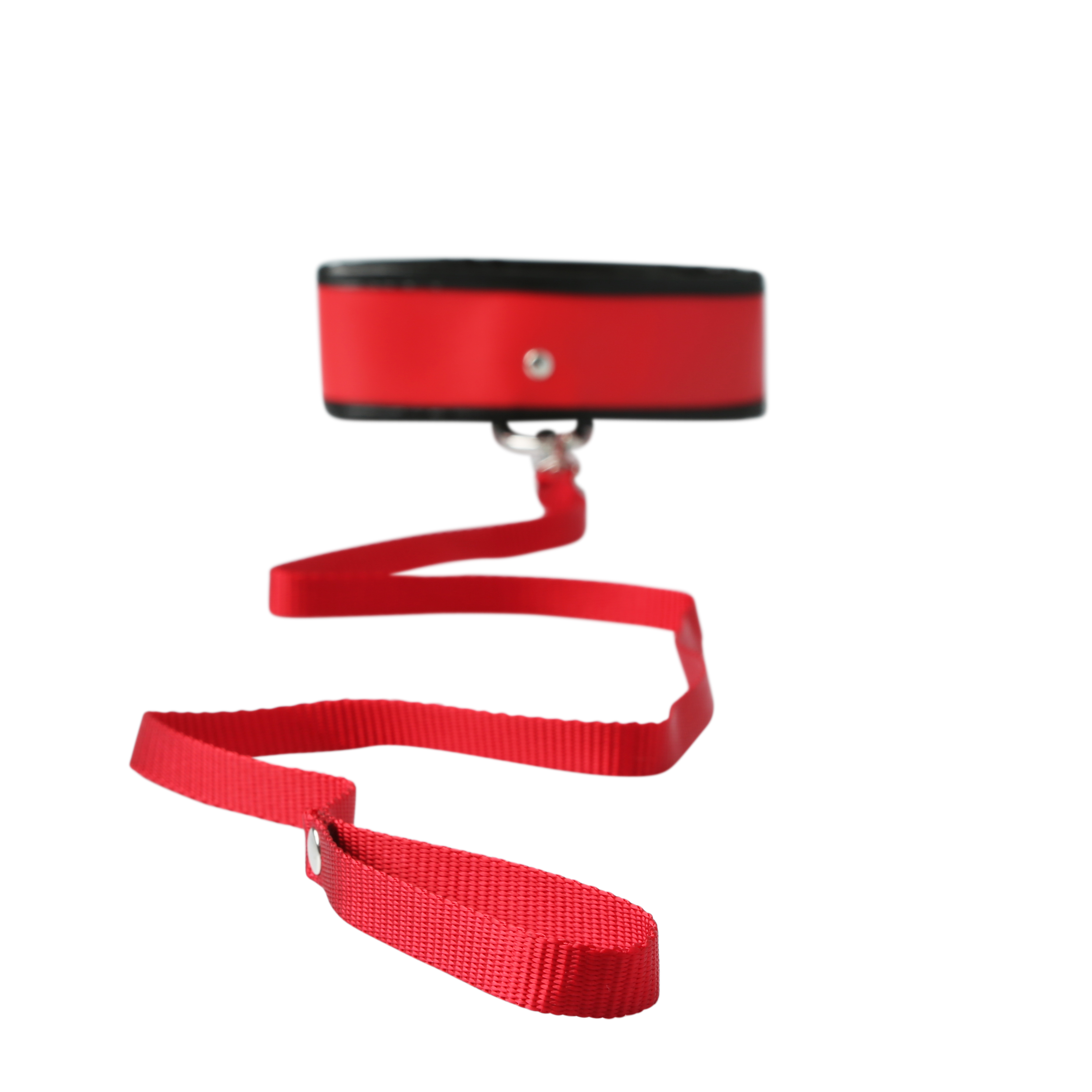 Sportsheets - Sex and Mischief Leash and Collar - Red - Bondage & Fetish Toys