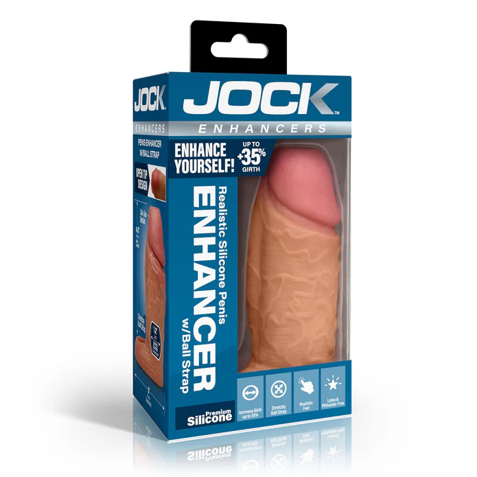Curve Novelties - JOCK Silicone Penis Extension Sleeve Medium - Bondage & Fetish Toys - Silicone