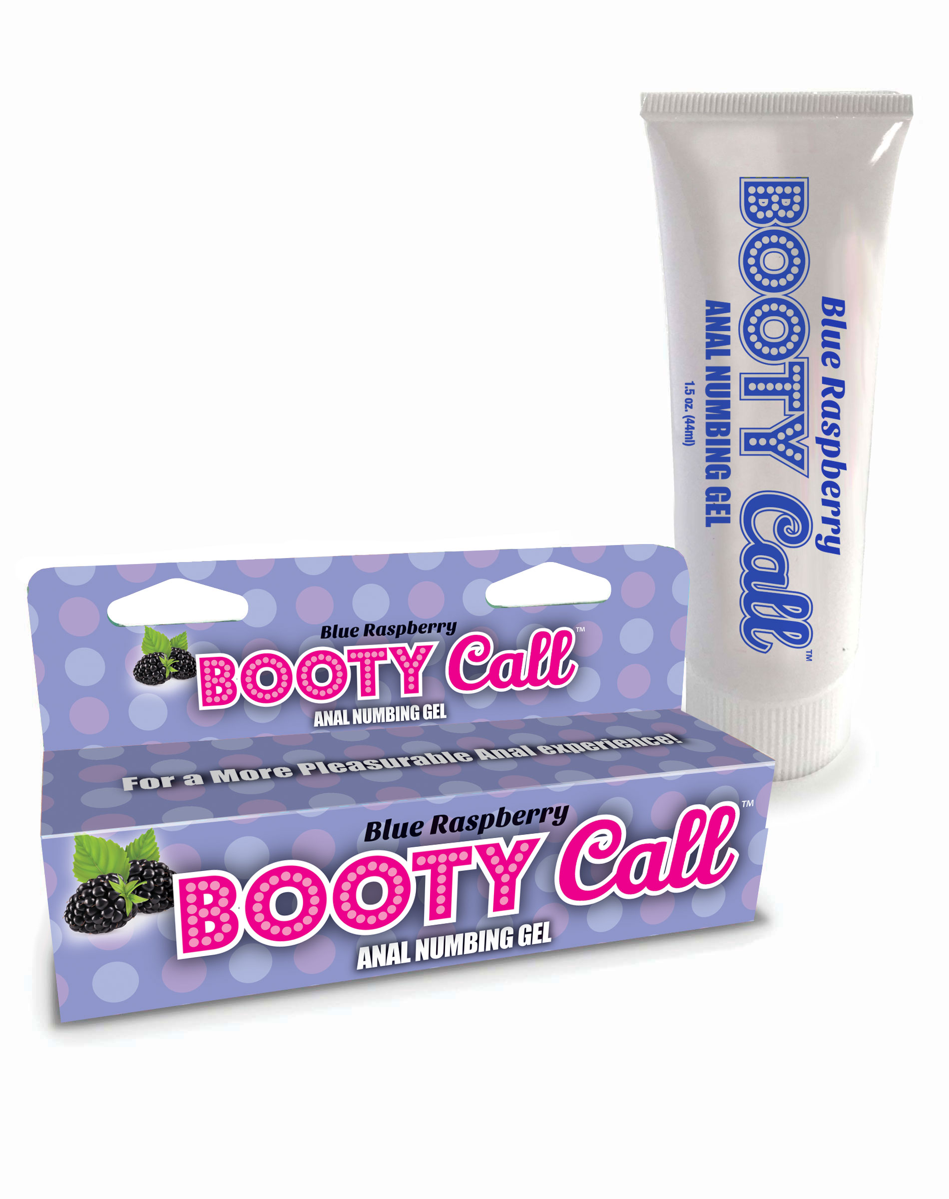 Little Genie - Bootycall Anal Desensitizer Blue Raspberry 1.5 oz. - Supplements & Enhancers - Gel