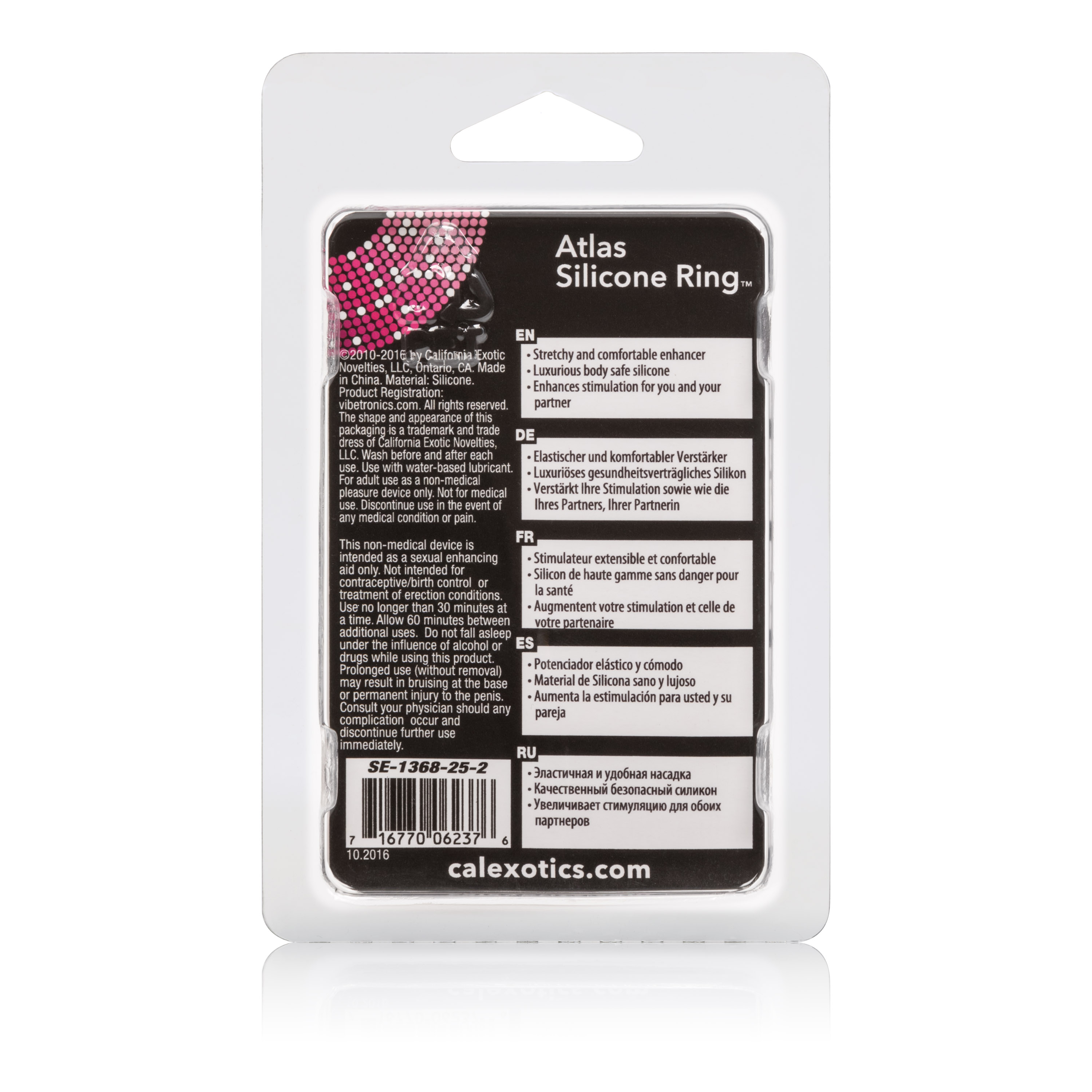 CalExotics - Atlas Silicone Ring - Black - Cockrings