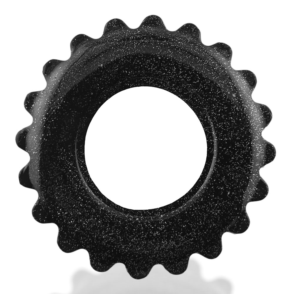 Oxballs - Plushy Single Ring - Black Mica - Cockrings