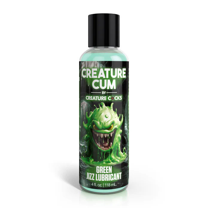XR Brands - Creature Cum Green Water-Based Lubricant 4oz - Lubricants, Creams & Glides
