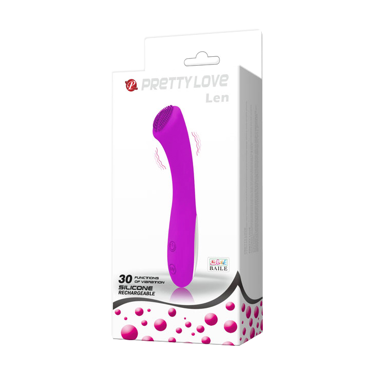 Pretty Love - Pretty Love Len Rechargeable Wand - Purple - Eco-Friendly