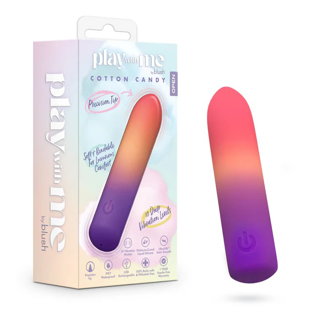 Blush - Play With Me Cotton Candy - Vibrators - Silicone