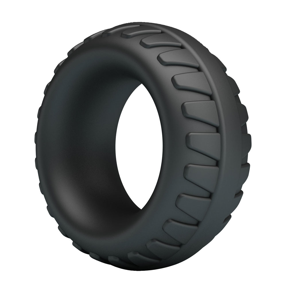 Pretty Love - Dilson - Cockring Super Soft Silicone - Black - Cockrings