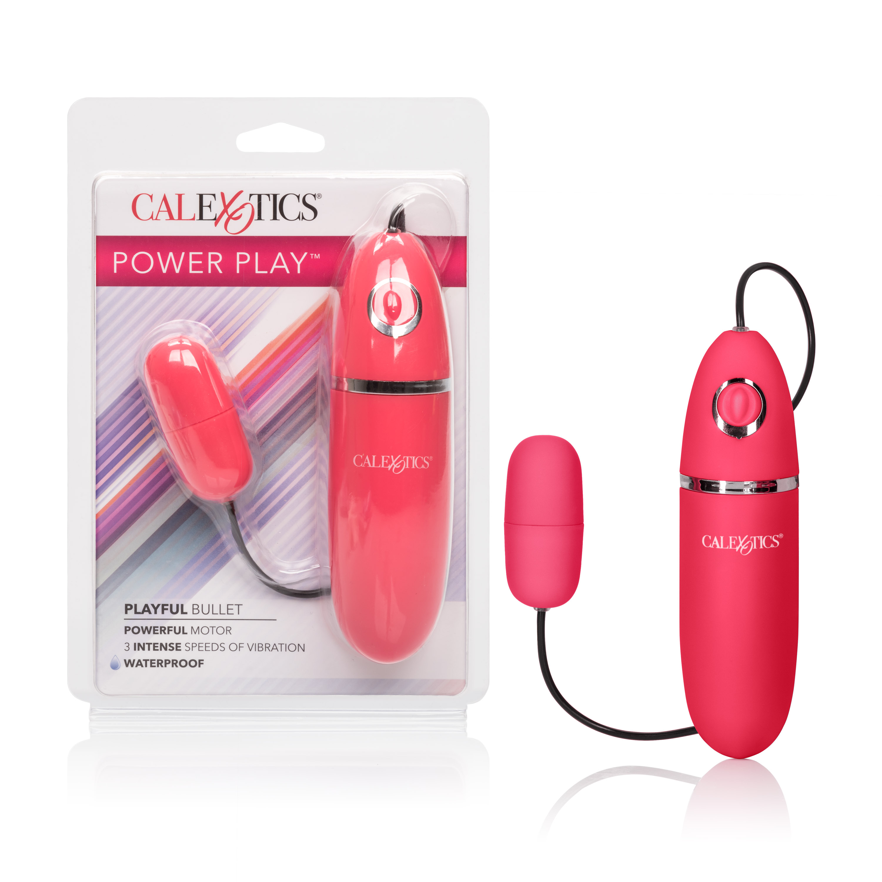 CalExotics - Power Play Playful Bullet - Pink - Clit Stimulators
