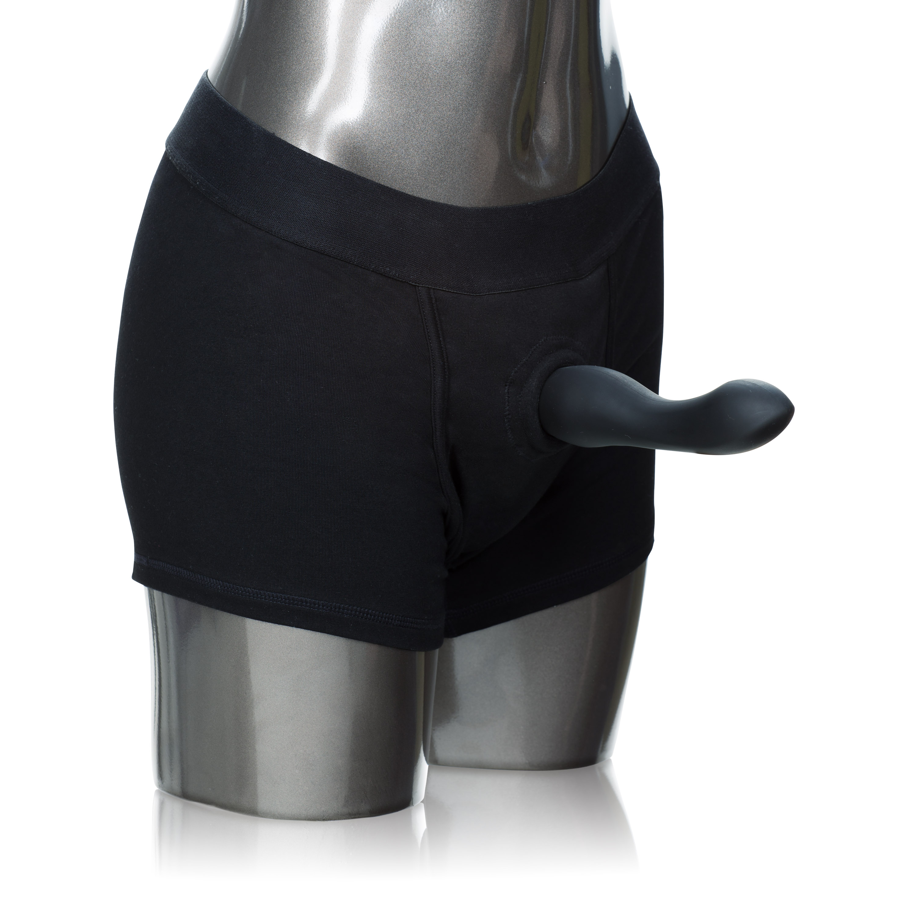 CalExotics - Packer Gear Boxer Brief Harness - Medium/large - Black - Dildos