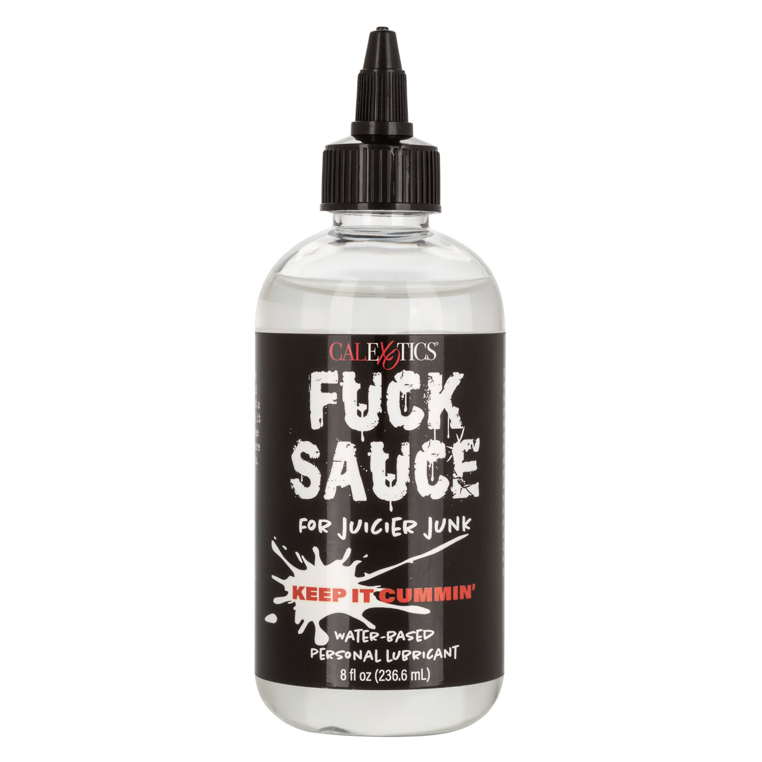 CalExotics - Fuck Sauce Water-Based Personal Lubricant - 8 Fl. Oz. - Lubricants, Creams & Glides