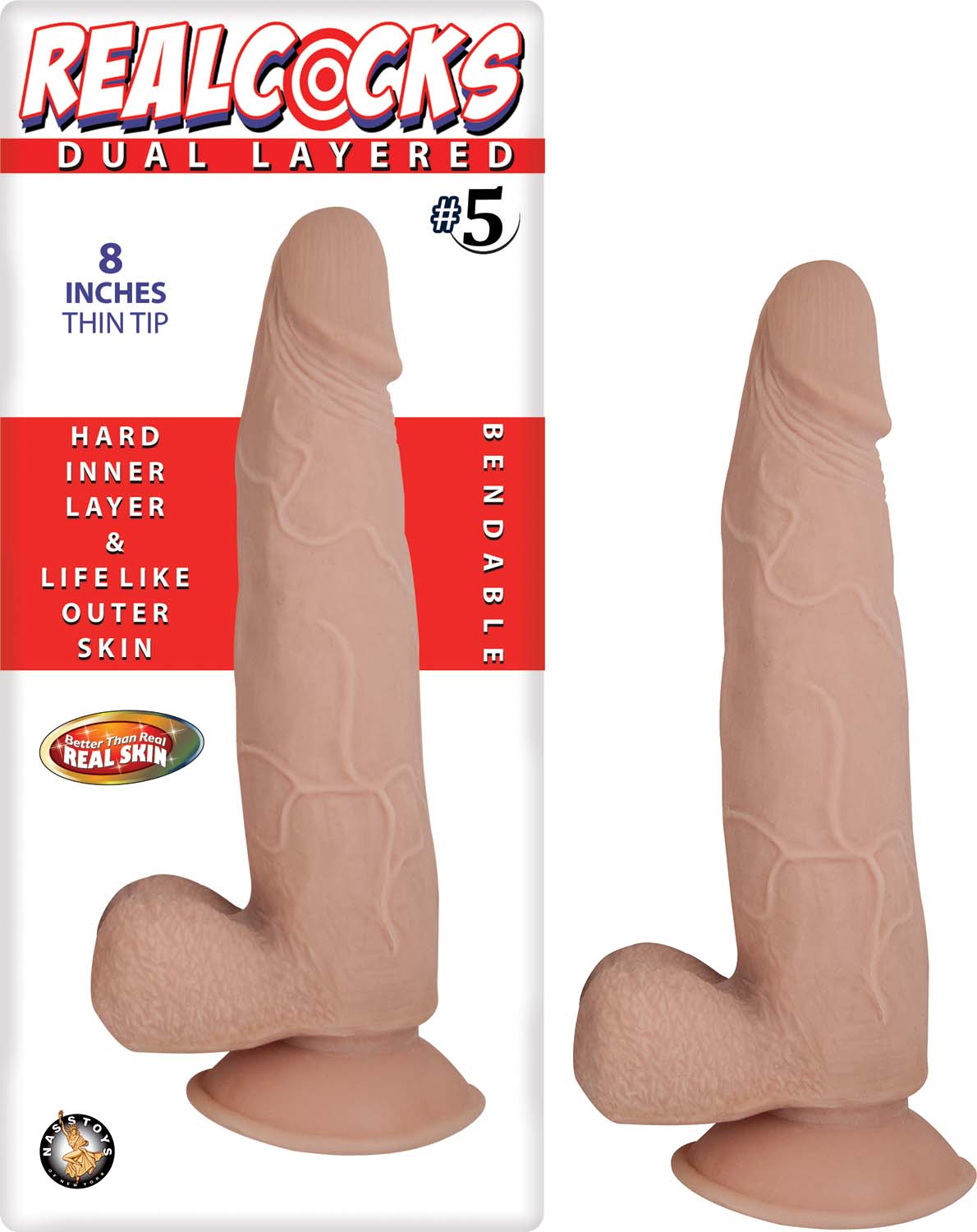 Nasstoys - Realcocks Dual Layered #5 - Flesh - General