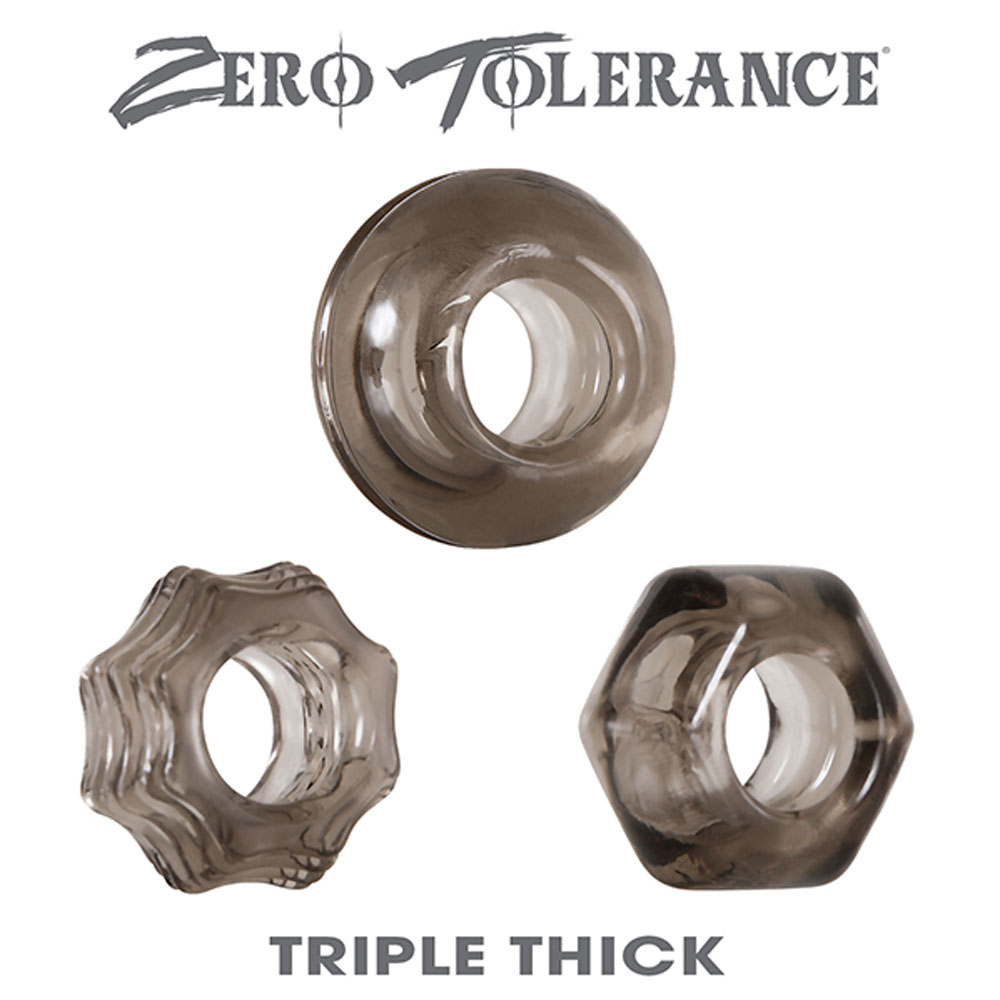 Evolved Novelties - Triple Thick Cockrings - Cockrings