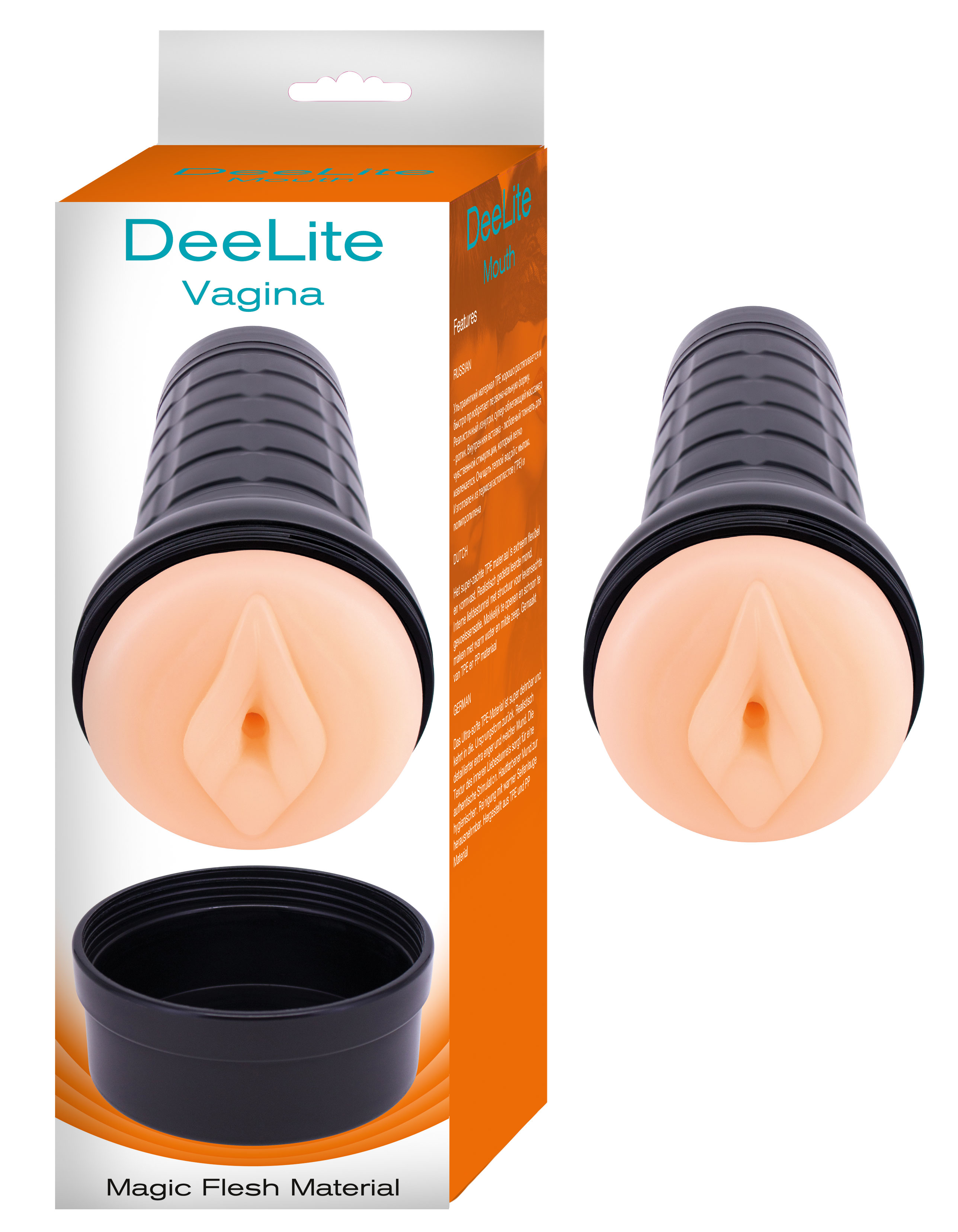 Nasstoys - Deelite Vagina Masturbator - Flesh - Masturbation Aids for Males