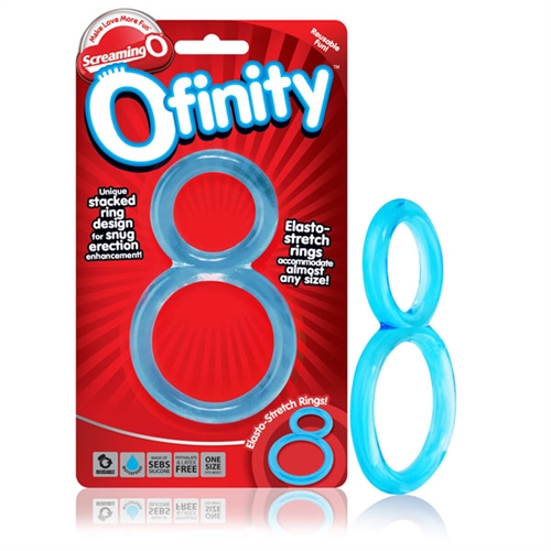 Screaming O - Ofinity Double Ring - Blue - Cockrings