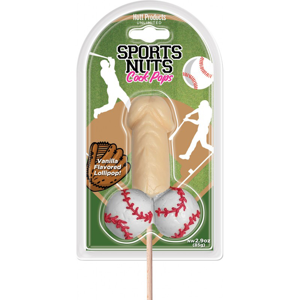 Hott Products - Sports Nuts Cock Pops Baseballs Vanilla Lovers - Edible