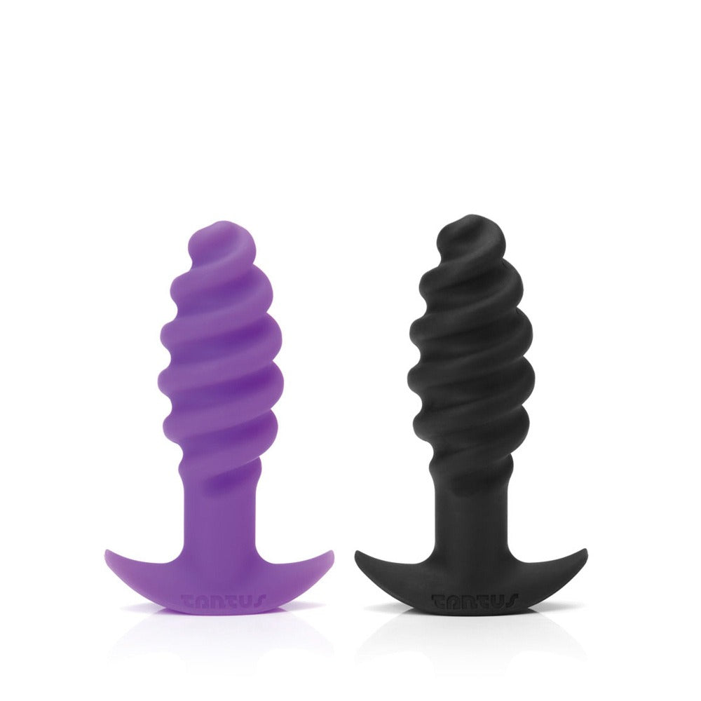 Tantus - Tantus Twist Anal Plug Amethyst (Bag) - Anal Toys & Stimulators - Silicone