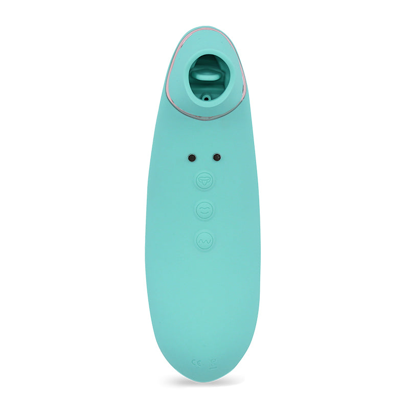 Nu Sensuelle Nu Sensuelle Trinitii 3-in-1 Suction Tongue Vibe Electric Blue