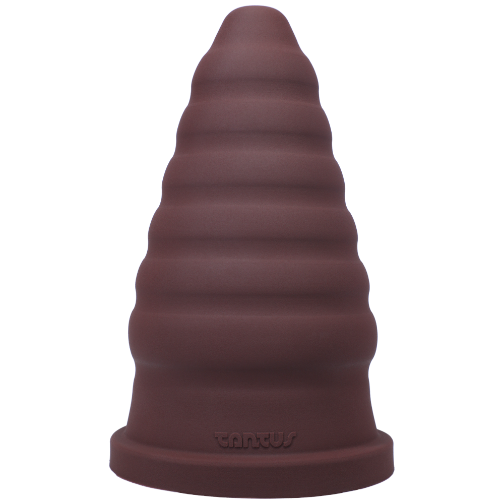 Tantus Tantus Cone Ripple Firm Dildo Garnet (Box)