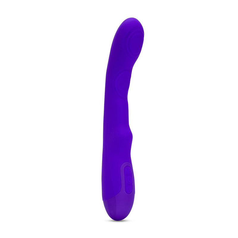 Nu Sensuelle - Nu Sensuelle Vivi Double Tapping Vibe Deep Purple - Vibrators - Silicone