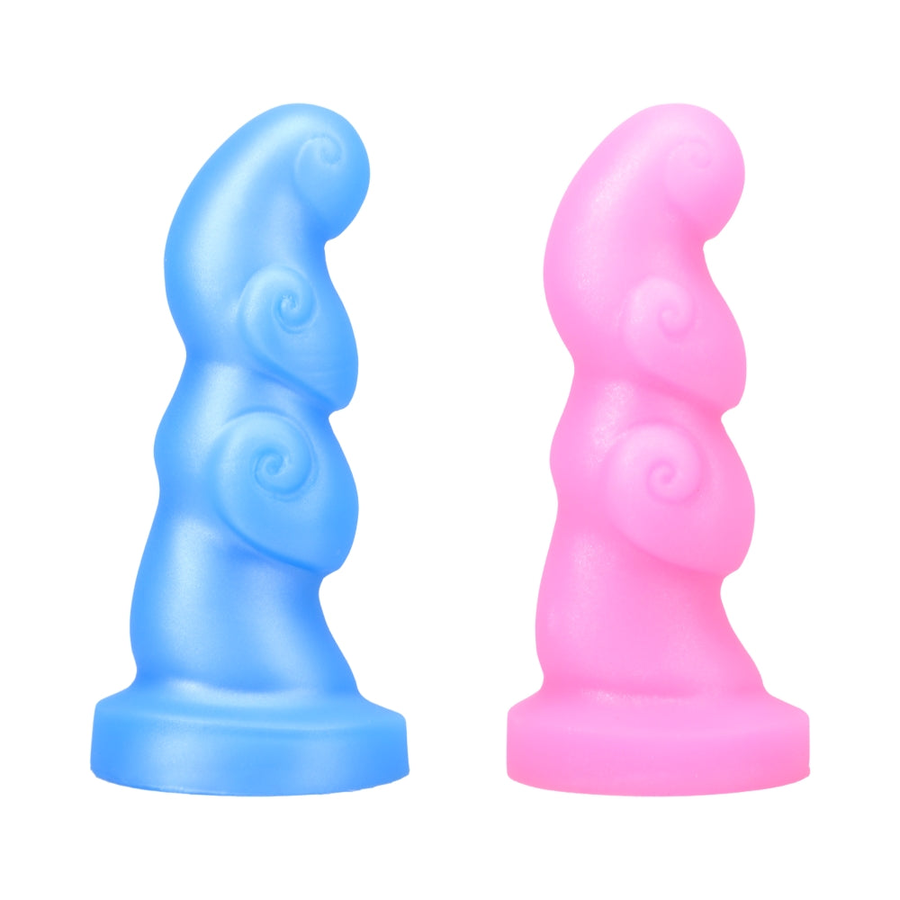 Tantus - Tantus Hookah Textured Dildo Bubble Gum (Bag) - Dildos - Silicone