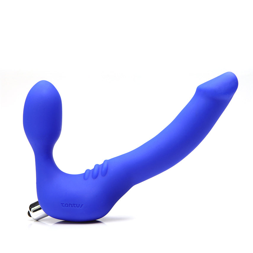 Tantus Tantus Strapless Slim Vibrating Strap-On Dildo Azure