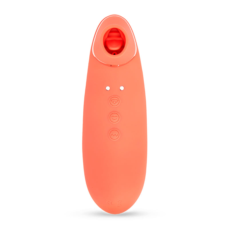 Nu Sensuelle Nu Sensuelle Trinitii 3-in-1 Suction Tongue Vibe Coral