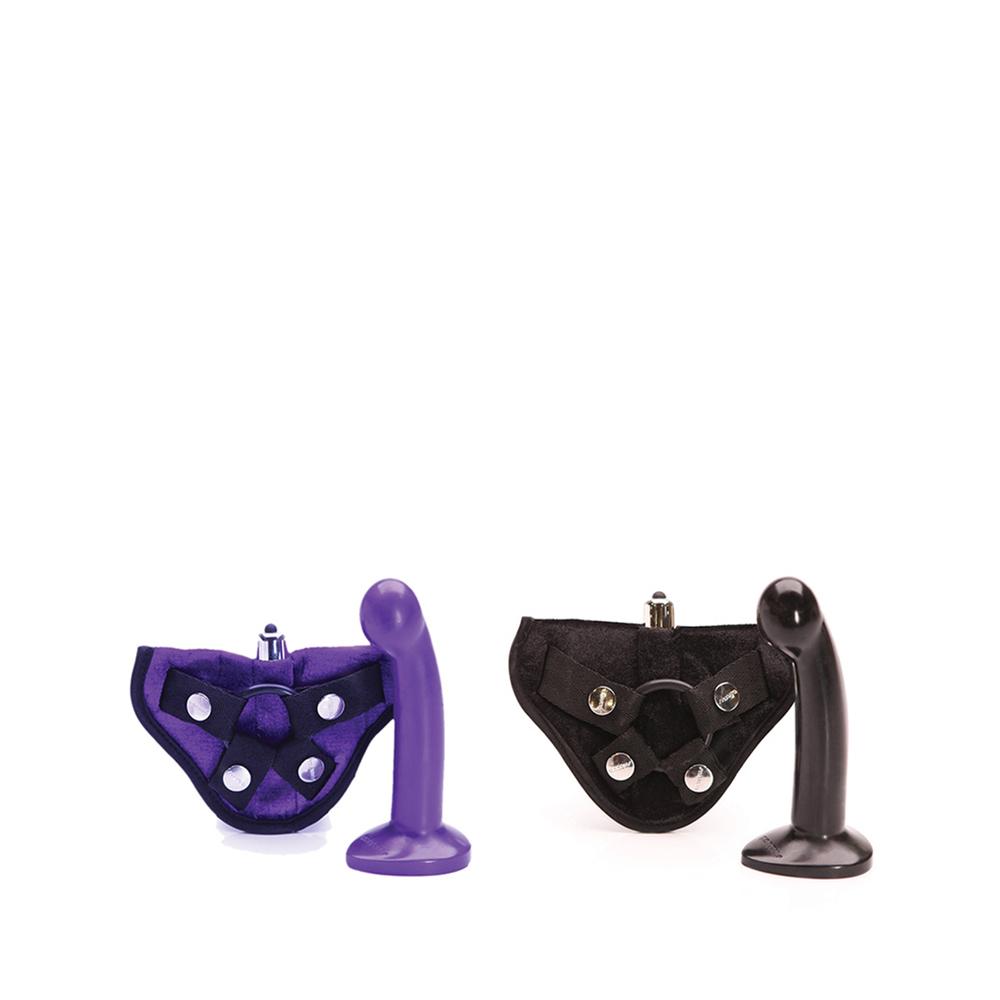 Tantus - Tantus Sport Vibrating Dildo Kit Onyx - Harnesses & Strap-Ons - Silicone
